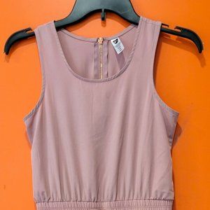 CXJ Girl's Mauve Sleeveless Jumpsuit- Size 12